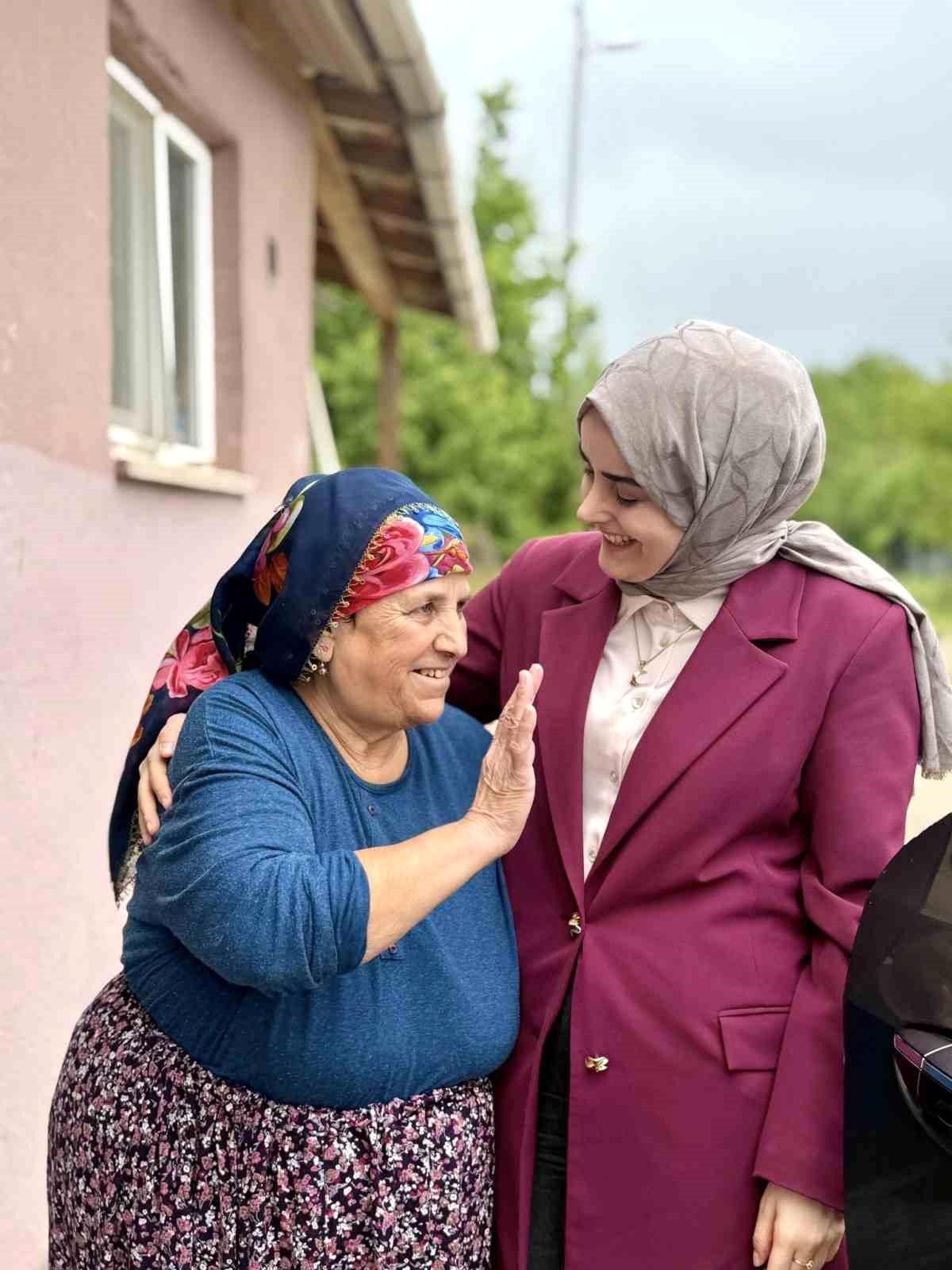Kaymakam Kılıç\'tan Sebahat Teyzeye Ziyaret