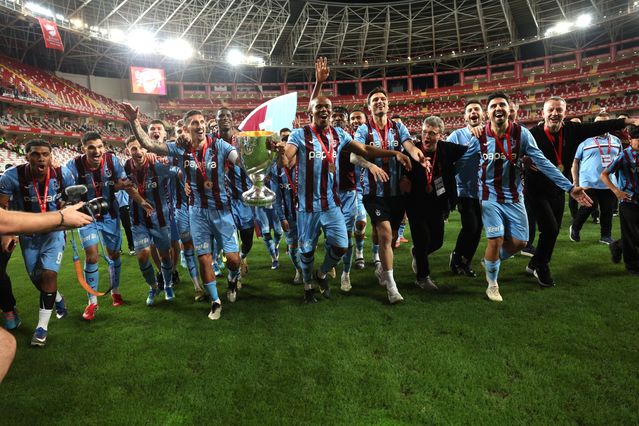 Trabzonspor Türkiye Kupası'nı Kazandı