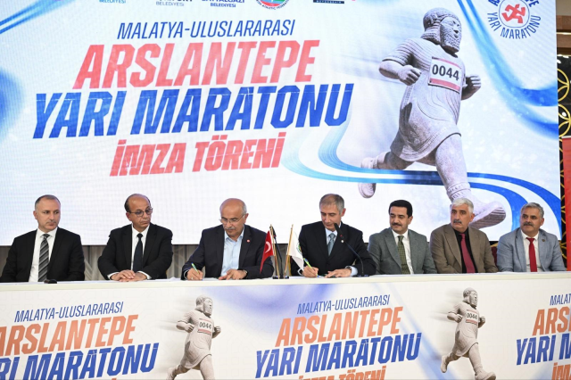 Arslantepe Yarı Maratonu için imzalar atıldı: Malatya’nın ayağa kalktığını dünyaya göstereceğiz