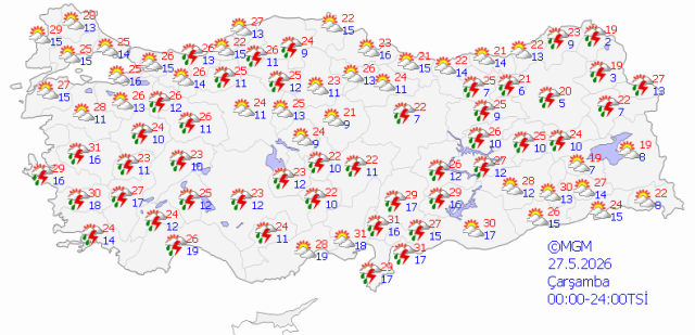 Bayramda plan yapanlar dikkat! Meteoroloji'den 21 ile sarı kodlu uyarı geldi