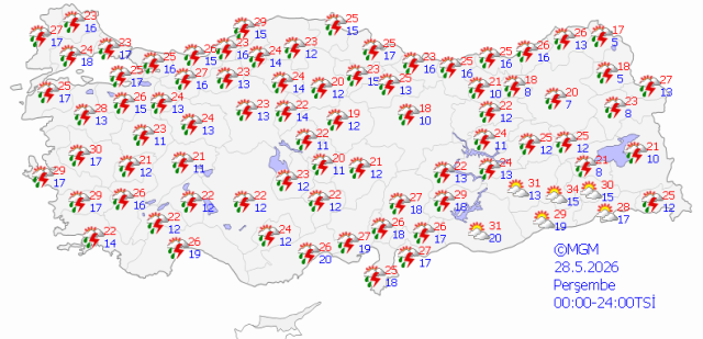 Bayramda plan yapanlar dikkat! Meteoroloji'den 21 ile sarı kodlu uyarı geldi