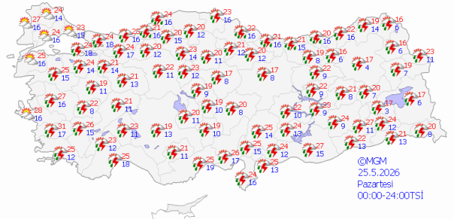 Bayramda plan yapanlar dikkat! Meteoroloji'den 21 ile sarı kodlu uyarı geldi