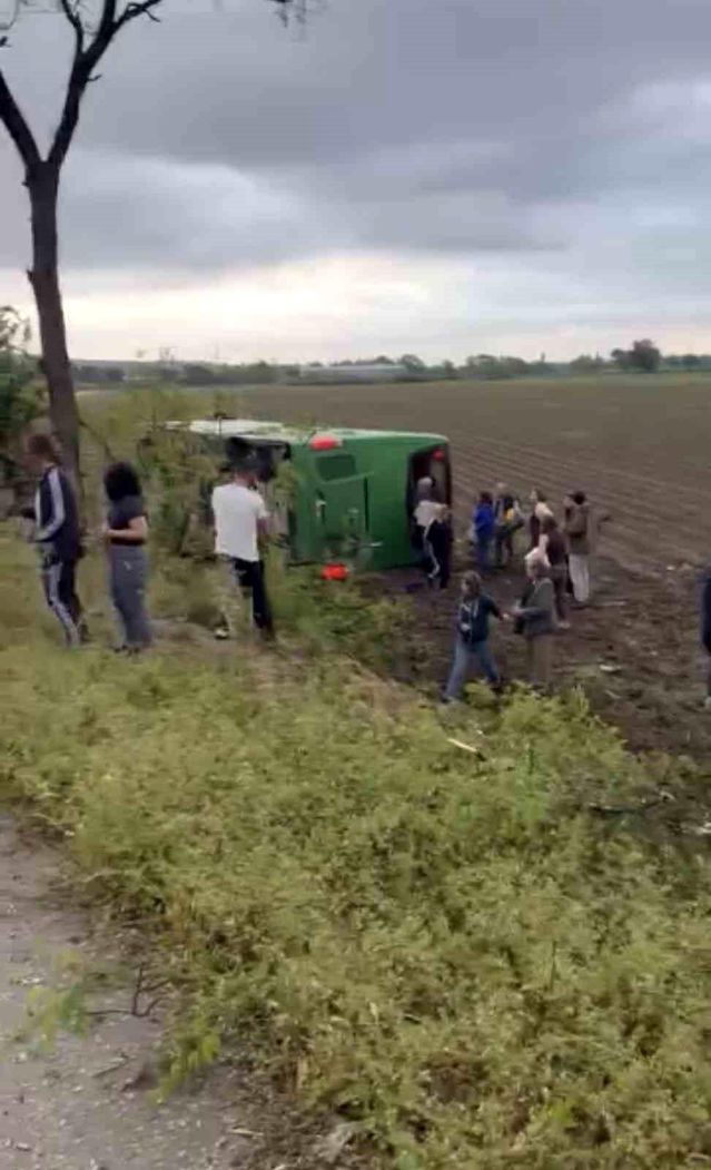 Çanakkale'de Otobüs Devrildi: Çok Sayıda Yaralı