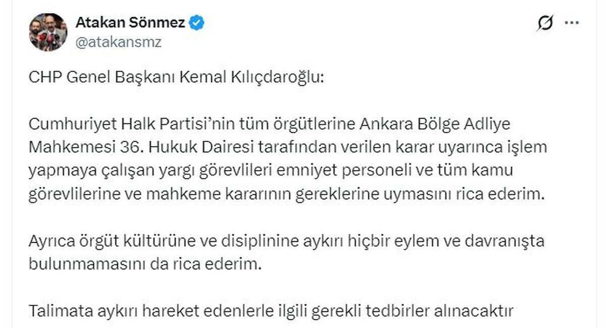 Mahkeme Kararına Uymayan Emniyete Talimat