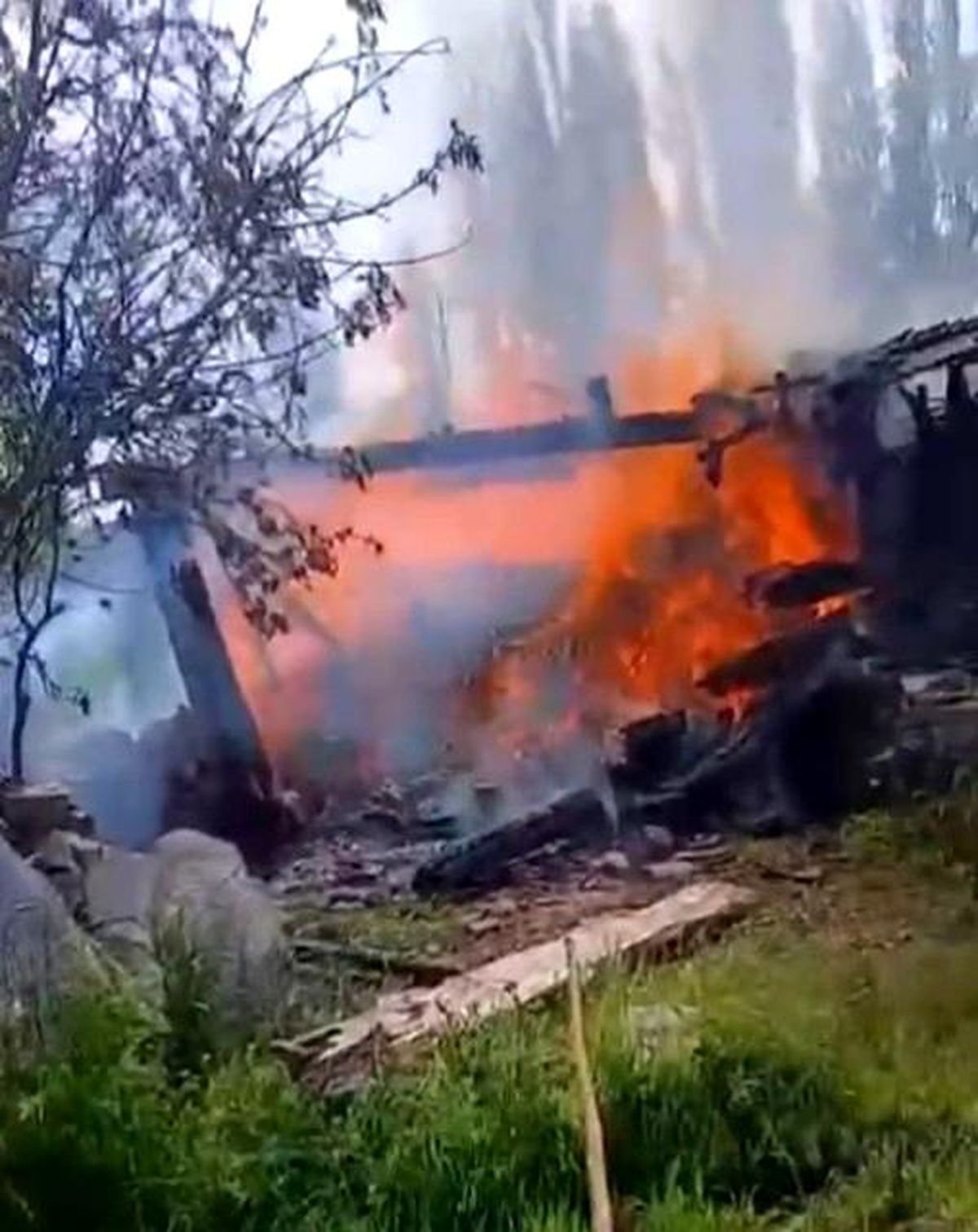 Kastamonu\'da çıkan yangında samanlık küle döndü