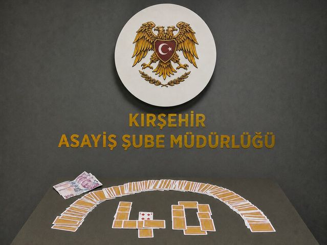 Kırşehir'de Kumar Operasyonu: 4 Kişiye Ceza