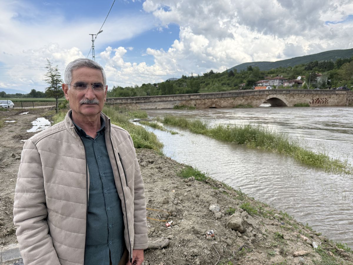 Tokat\'ta Taşkın: Tarihi Köprü Su Altında