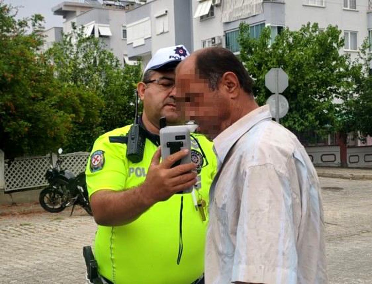 Alkollü Motosiklet Sürücüsü Yakalandı