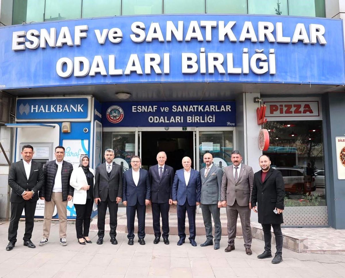 AK Parti Erzurum Milletvekili Altınok\'tan ESOB\'a \'hayırlı olsun\' ziyareti