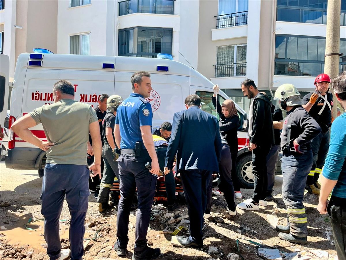 Aksaray\'da İnşaat İşçisi Düşerek Ağır Yaralandı