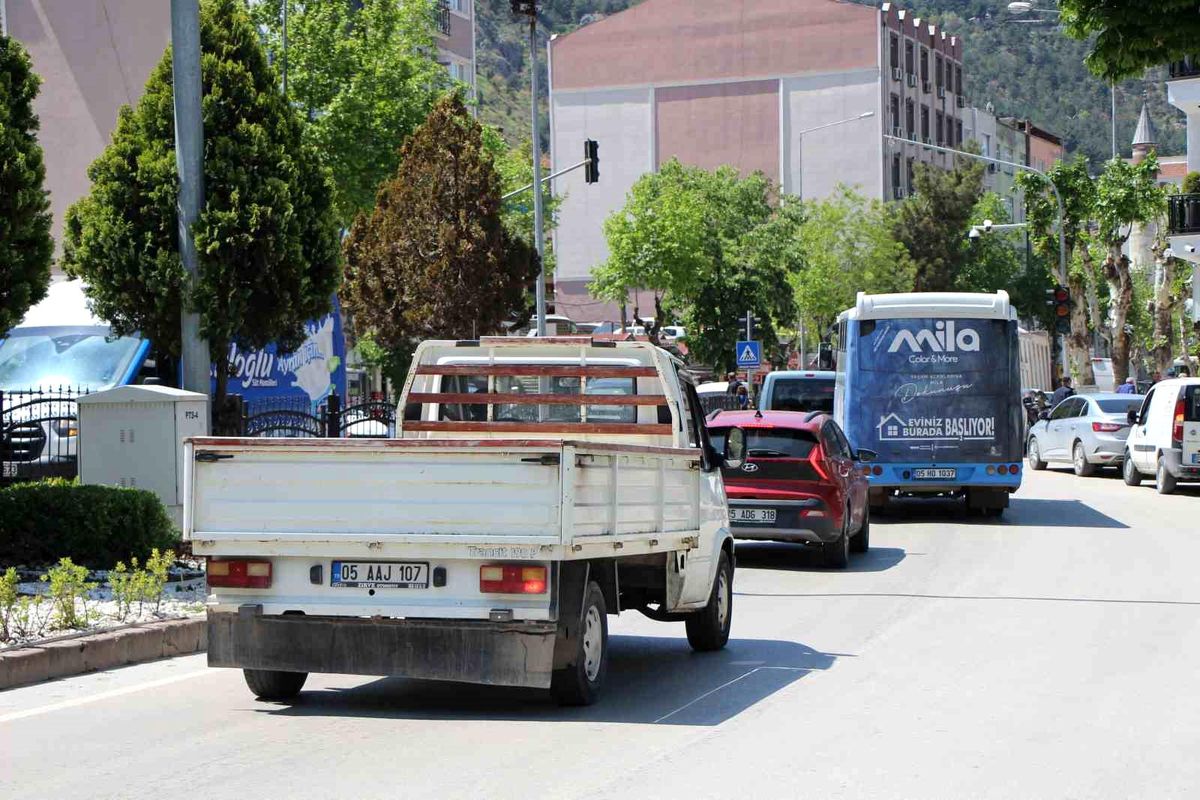 Amasya\'da Motorlu Taşıt Sayısı 166 Bini Geçti