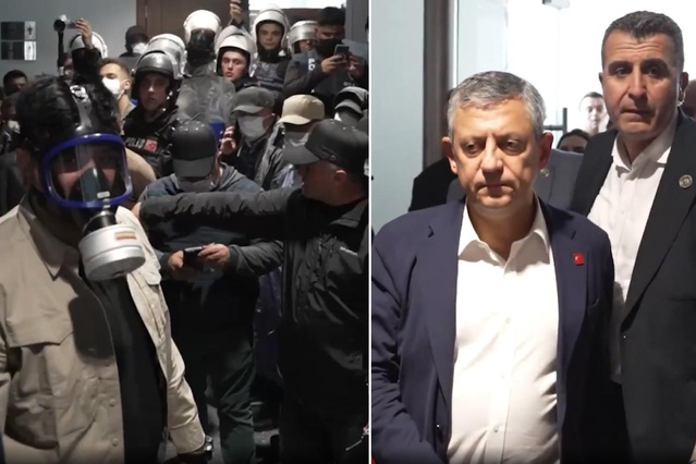 Tahliye sırasında Özel’in makam katında kaydedilen görüntüler ortaya çıktı