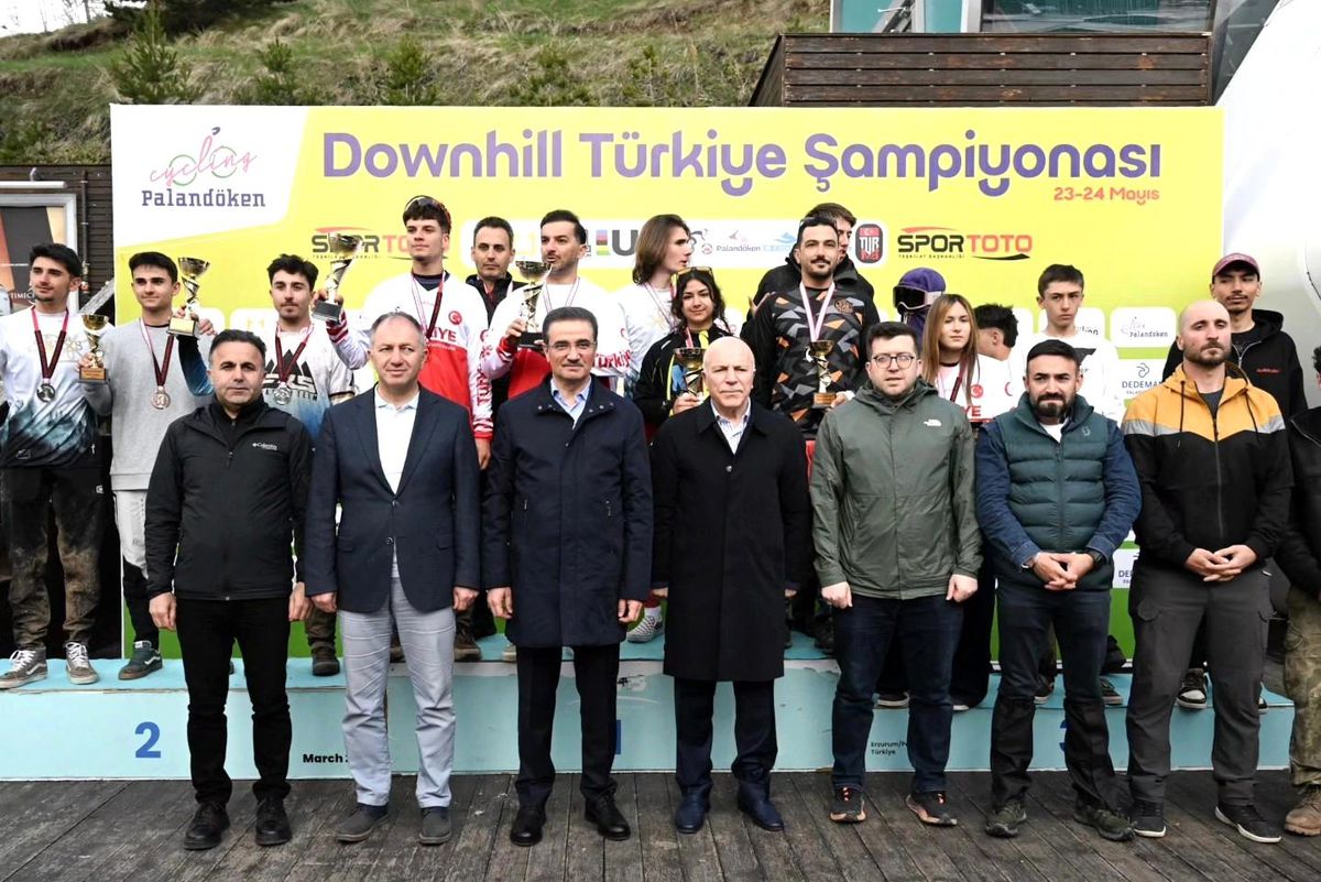 Downhill Türkiye Şampiyonası\'nda madalyalar sahibini buldu
