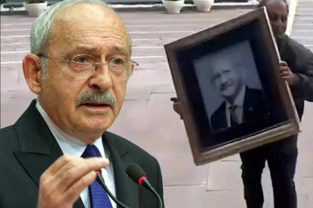 Kemal Kılıçdaroğlu'nun fotoğrafları CHP Genel Merkezi'ne getirildi
