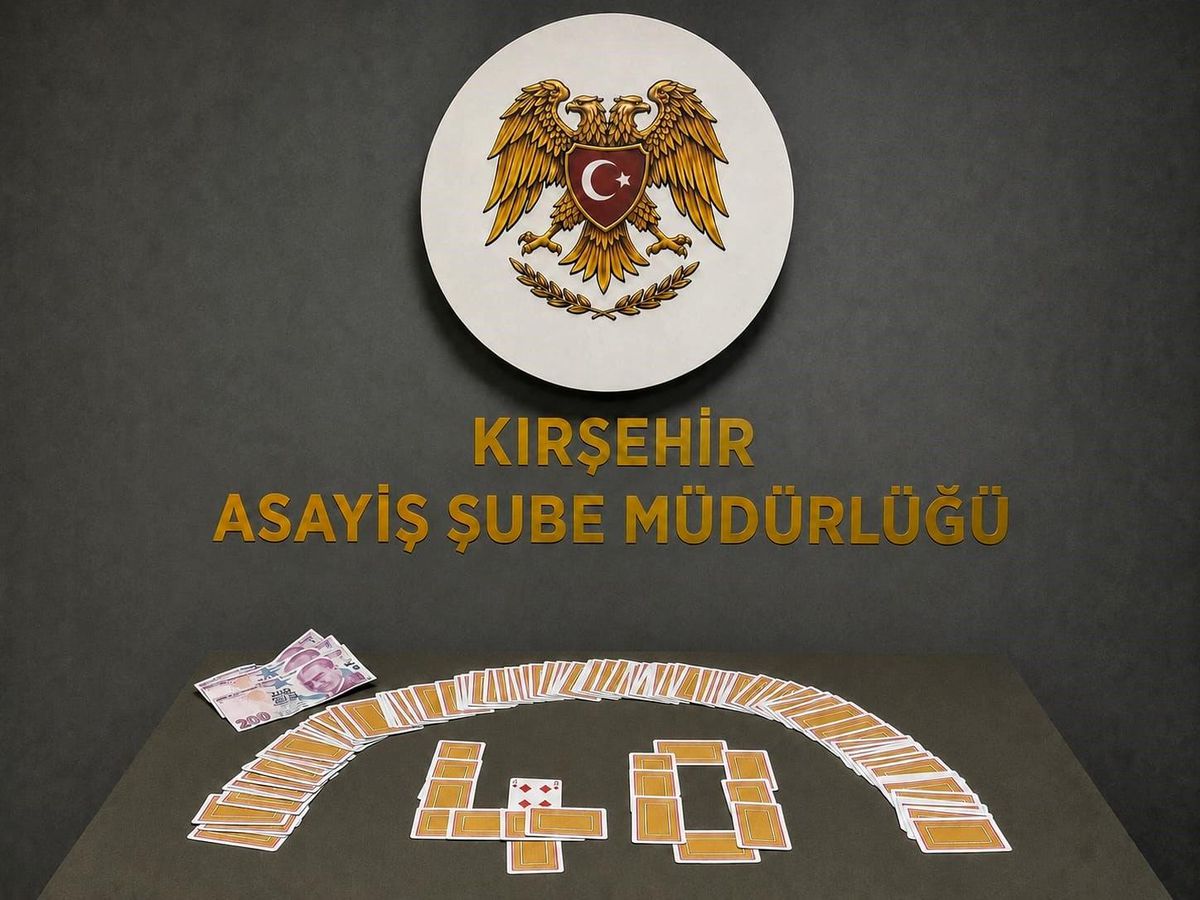 Kırşehir\'de Kumar Operasyonu: 4 Kişiye Ceza
