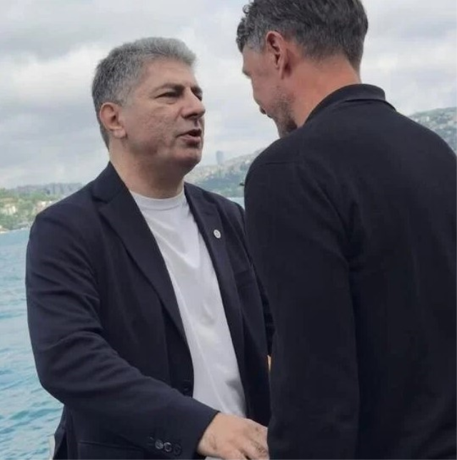 Maldini ve Hakan Safi buluştu! Leao'dan sürpriz bir yorum geldi