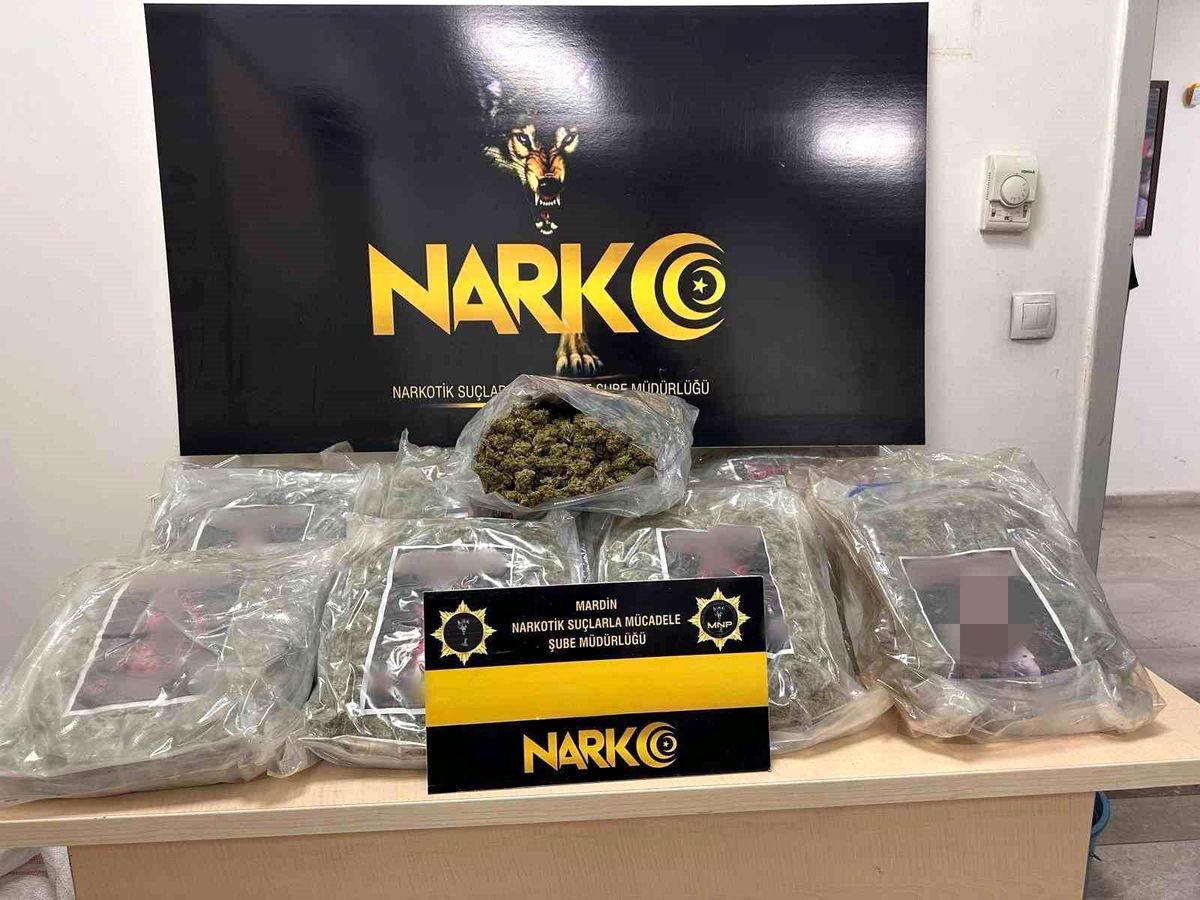 Mardin\'de 10 Kilo Uyuşturucu Ele Geçirildi