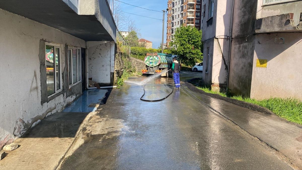 Rize\'de Kurban Bayramı Temizliği
