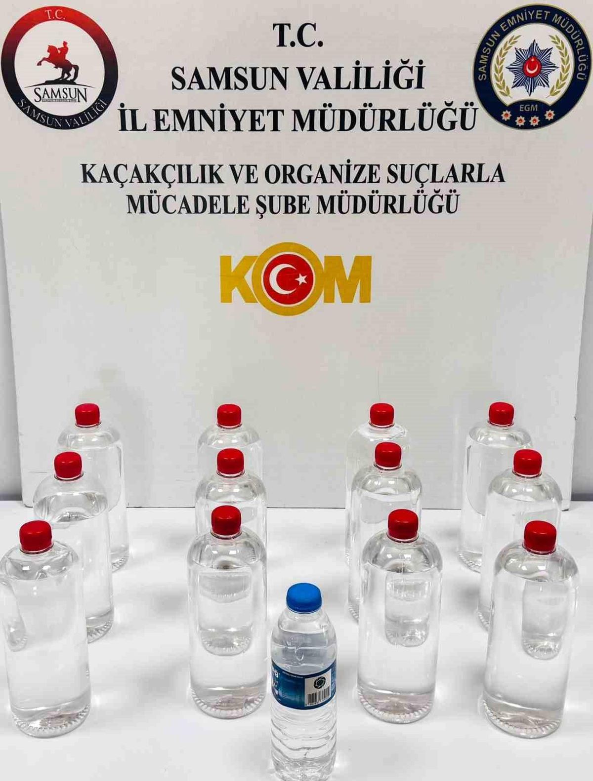 Samsun\'da Sahte Alkol Operasyonu