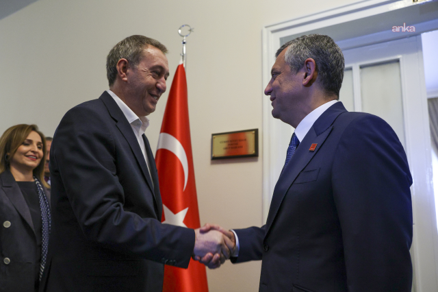 TBMM'de Özgür Özel'e ilk ziyaret DEM Parti'den