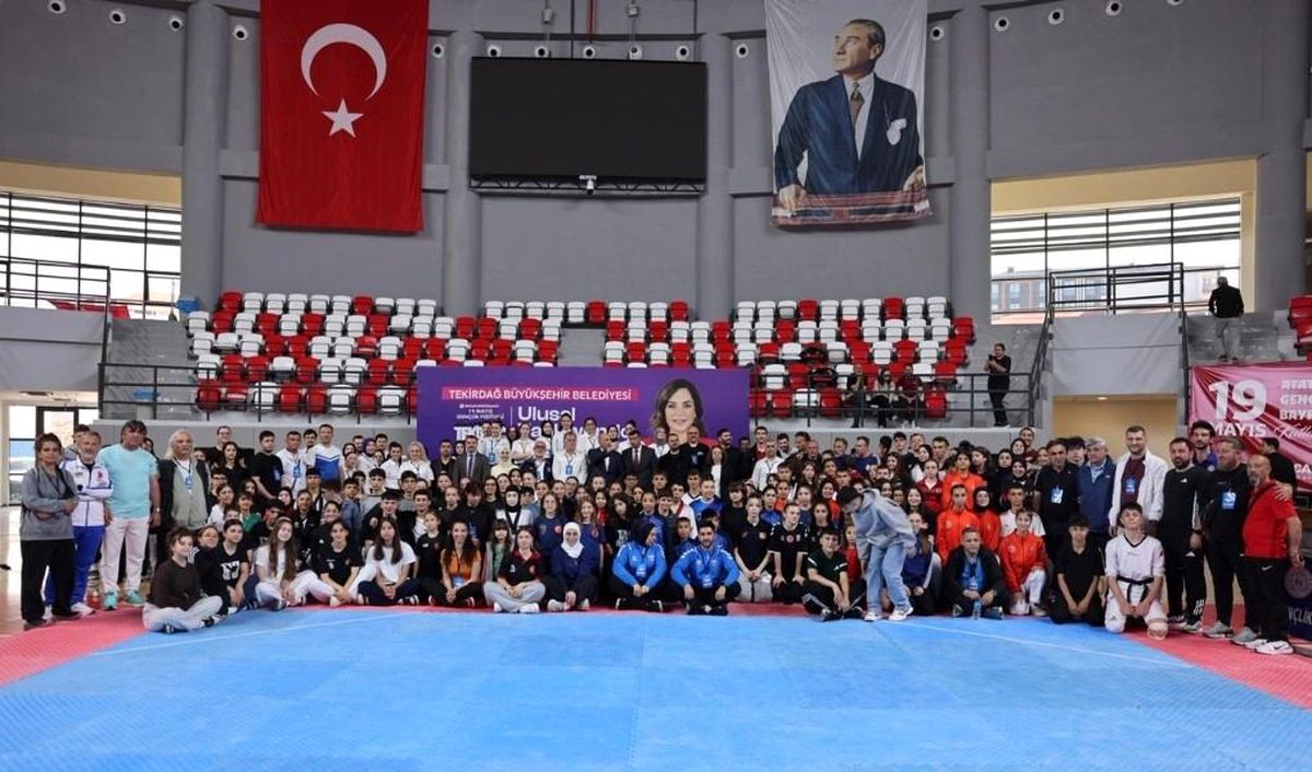 Tekirdağ\'da taekwondo şöleni: 7 İlden 365 sporcu Tekirdağ\'da buluştu