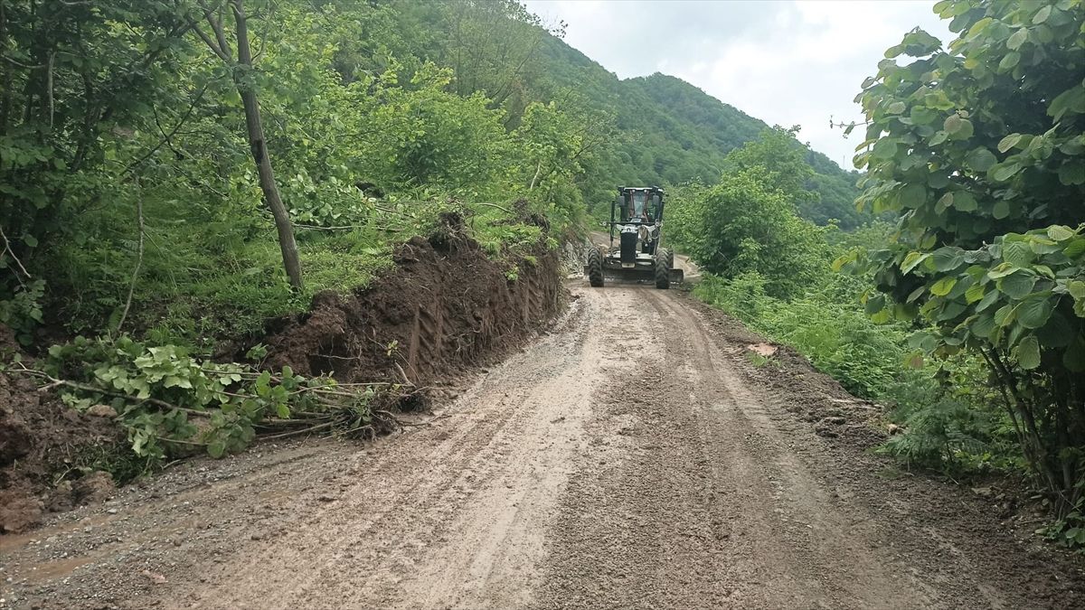 Trabzon\'da Şiddetli Yağışlar Hayatı Olumsuz Etkiledi