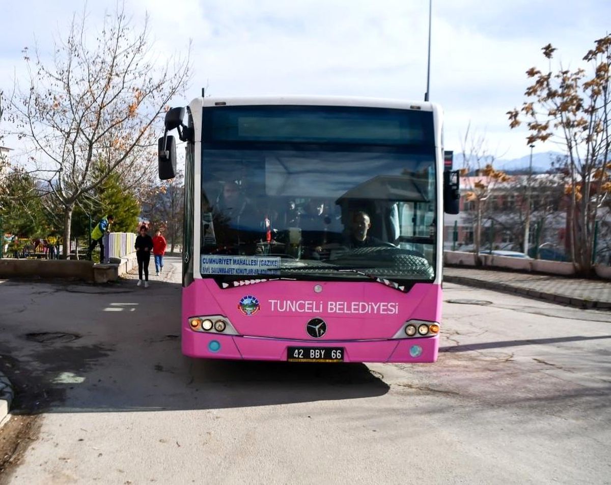 Tunceli\'de bayramda ücretsiz ulaşım hizmeti