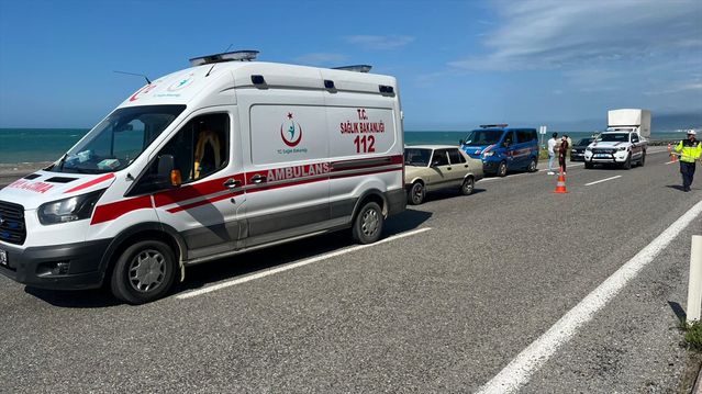 Otomobilden Düşen Yolcu Yaralandı