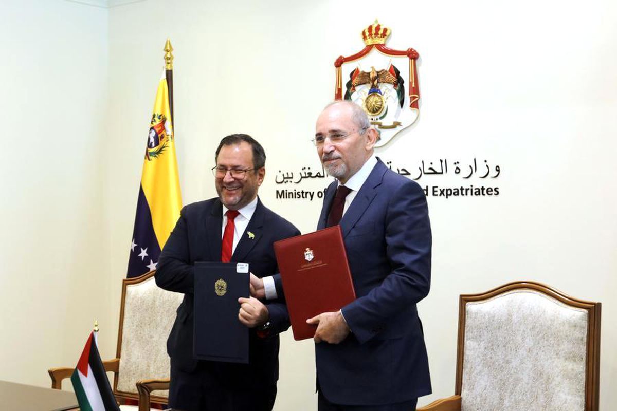 Venezuela ve Ürdün Arasında İşbirliği Anlaşmaları