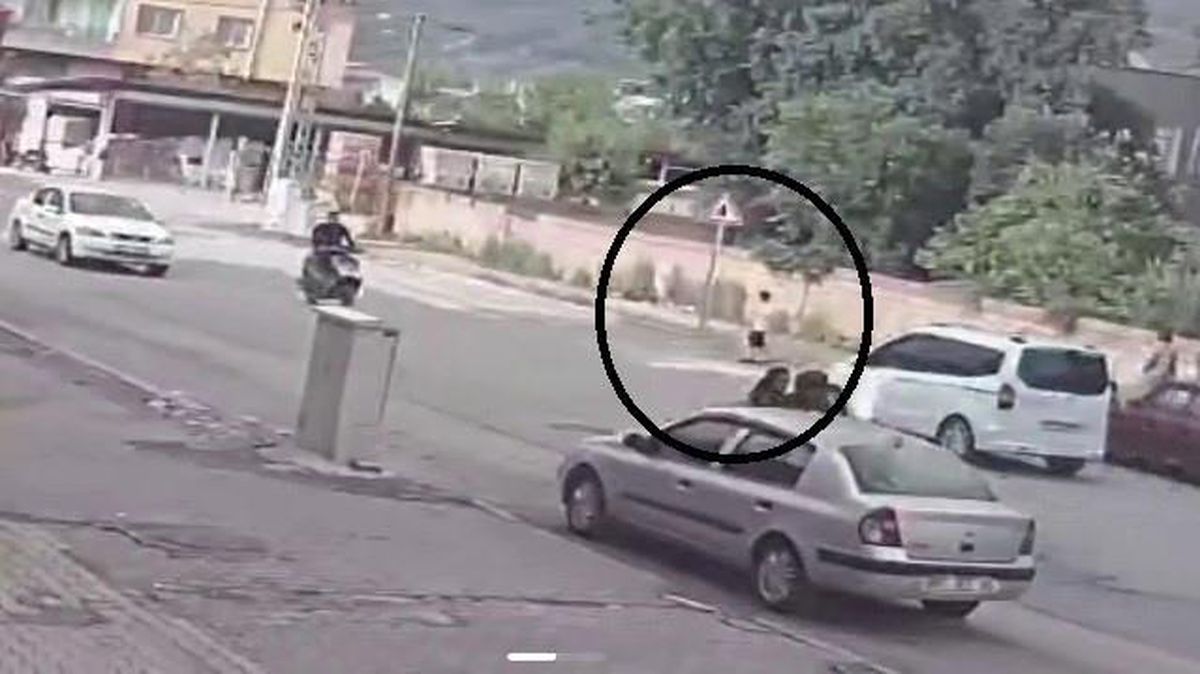 Hatay\'da Yaya Kaza Anı Kamerada