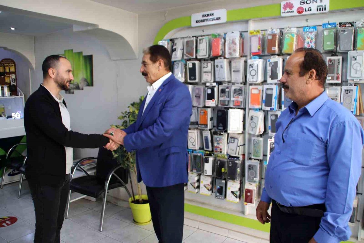 MESOB Başkanı Keskin\'den esnaf ziyareti