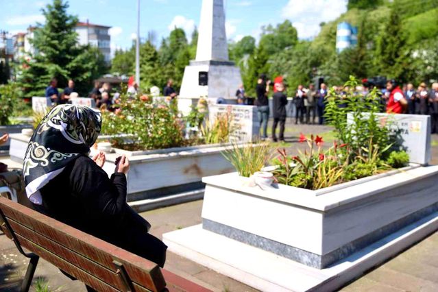 Ordu'da şehitler bayram arefesinde anıldı