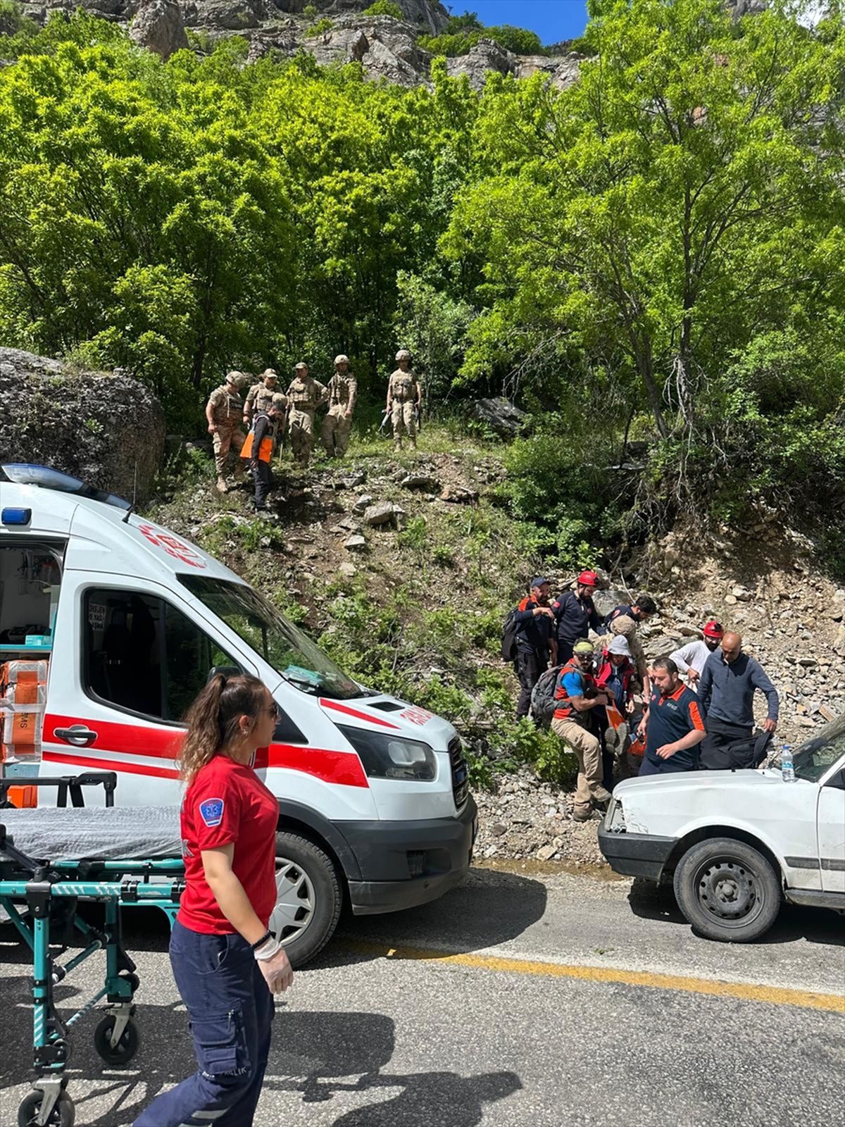 Tunceli\'de Astım Krizi: 60 Yaşındaki Adam Dağdan Sedye ile Taşındı
