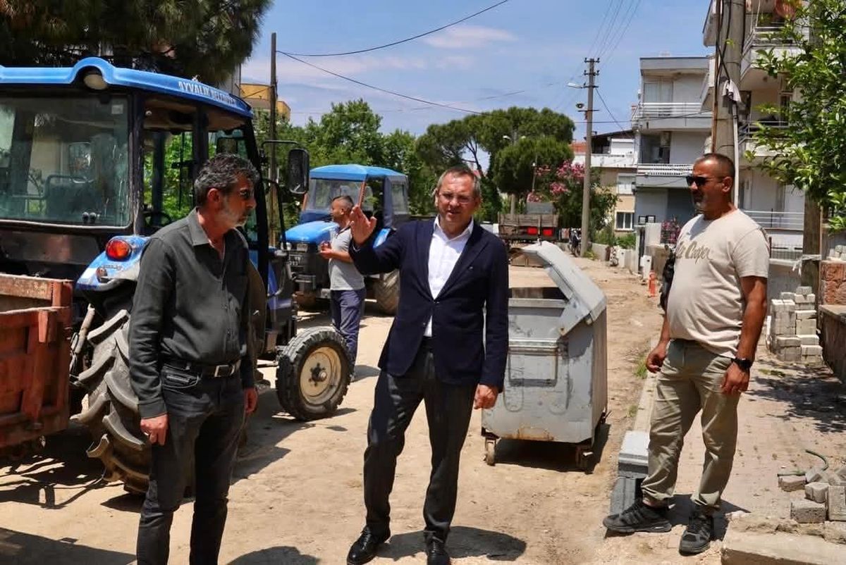Ayvalık\'ta yol müjdesi