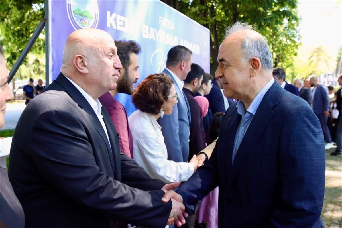 Fatsa\'da Bayramlaşma Programı