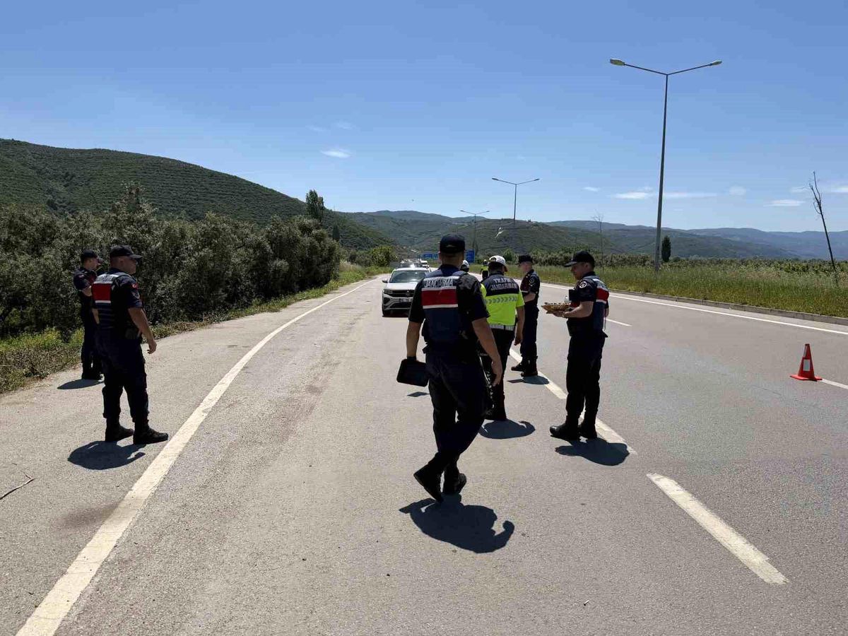 Bursa\'da Jandarma Bayram Denetimi