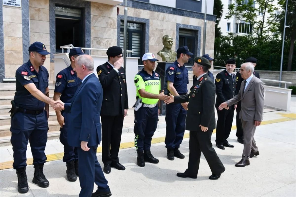 Keşan\'da Bayramlaşma Töreni