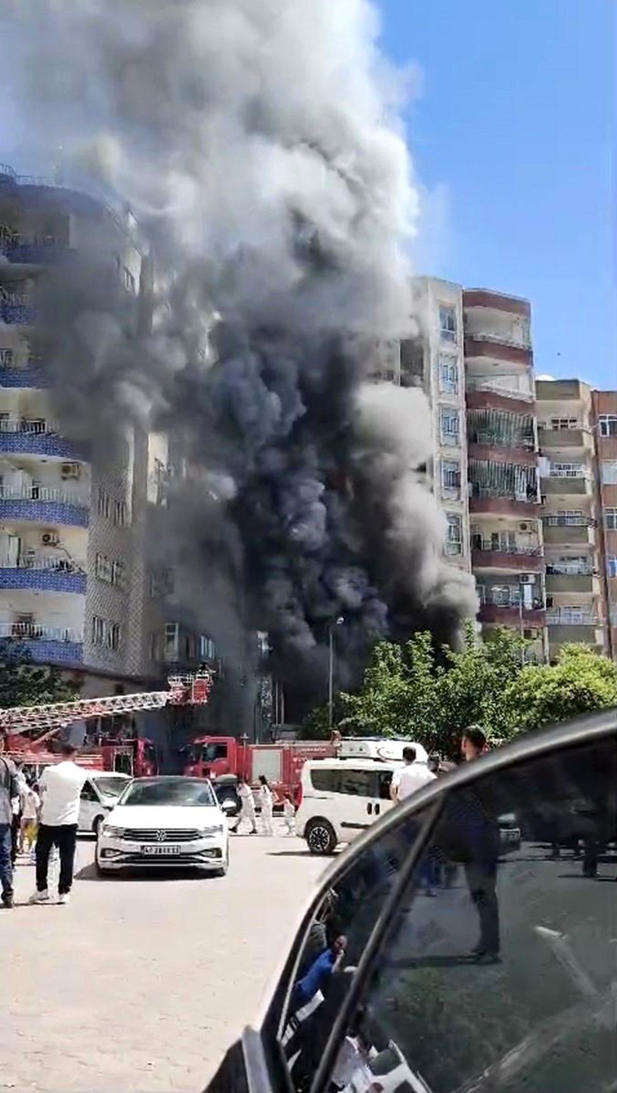 Kızıltepe\'de Yangın Söndürüldü