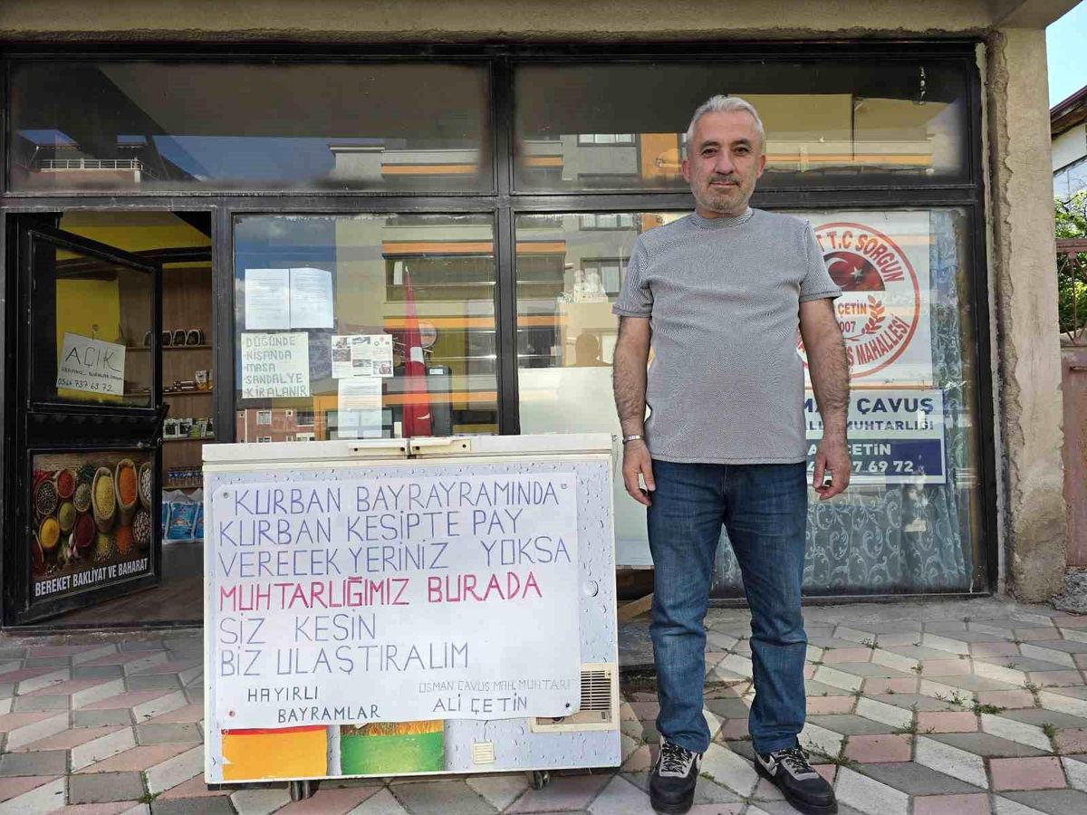 Mahalle Muhtarı\'nın Anlamlı Dayanışma Projesi