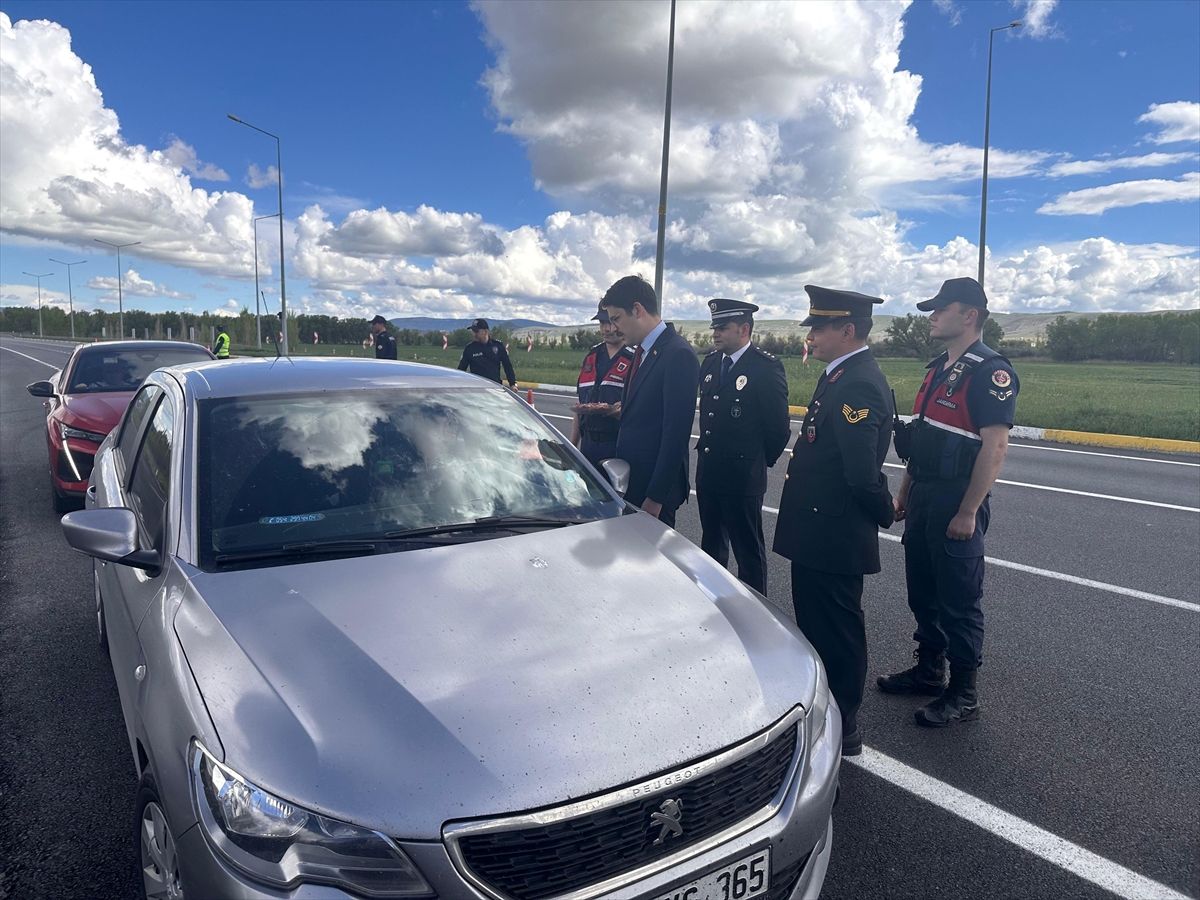 Kaymakam Eskimez\'den Trafik Denetimine Ziyaret