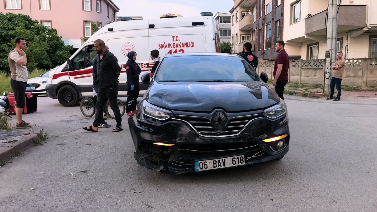 İnegöl\'de Motosiklet Kazası