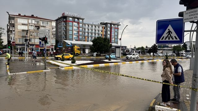 Edirne'de Sağanak ve Dolu Felaketi