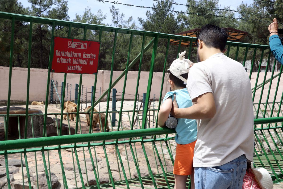 Gaziantep Doğal Yaşam Parkı\'na Bayram Ziyareti