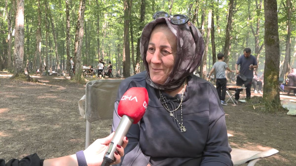 Belgrad Ormanı\'nda Bayram Keyfi