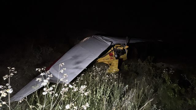 Nevşehir'de Microlight Kazası: İniş Sırasında Yaralanma