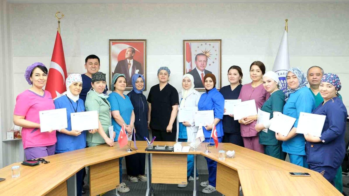 Özbek Sağlık Profesyonelleri Eğitimi Tamamlandı