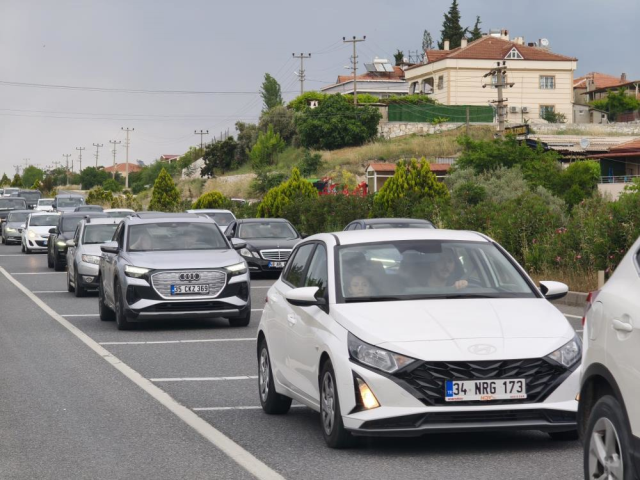 Muğla'da Kurban Bayramı Trafik Yoğunluğu