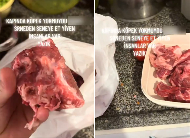 Verilen kurban payına isyan etti: Kapında köpek yok muydu?