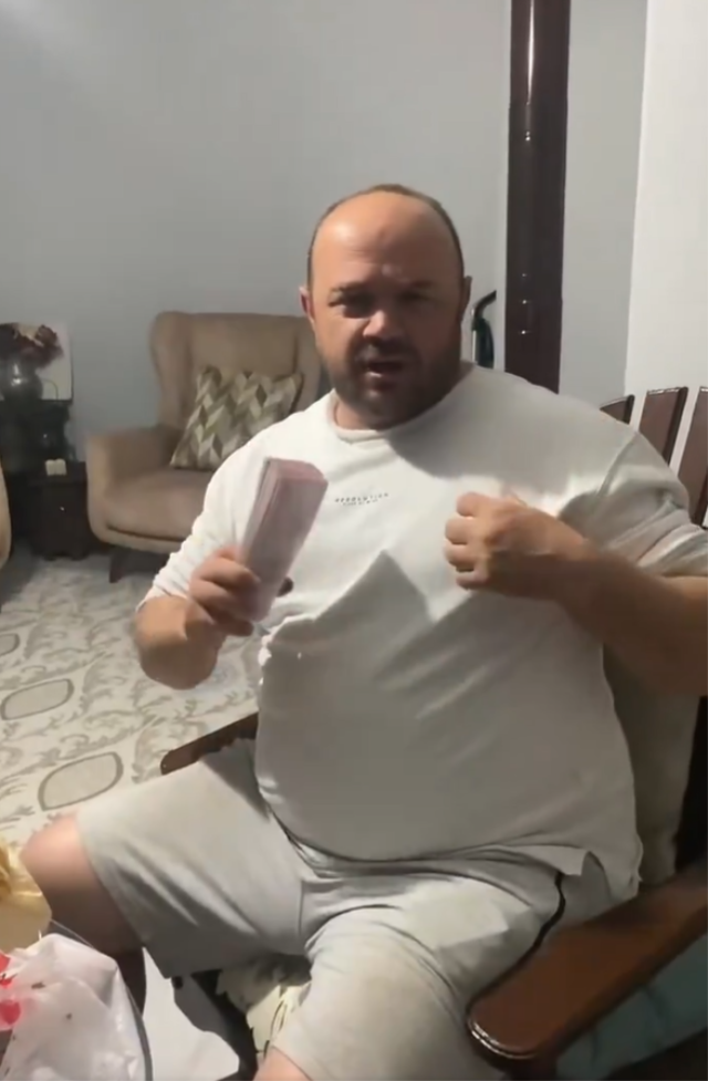 Balya balya para ile kameraların karşısına geçen besici meydan okudu