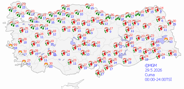 Bayram planları iptal olabilir! Meteoroloji'den 76 ile sağanak alarmı